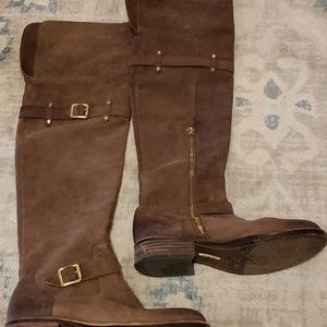 Vince Camuto leather over the knee boots - EUC